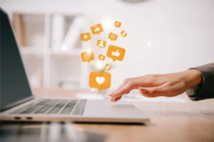 Social media realizando planejamento